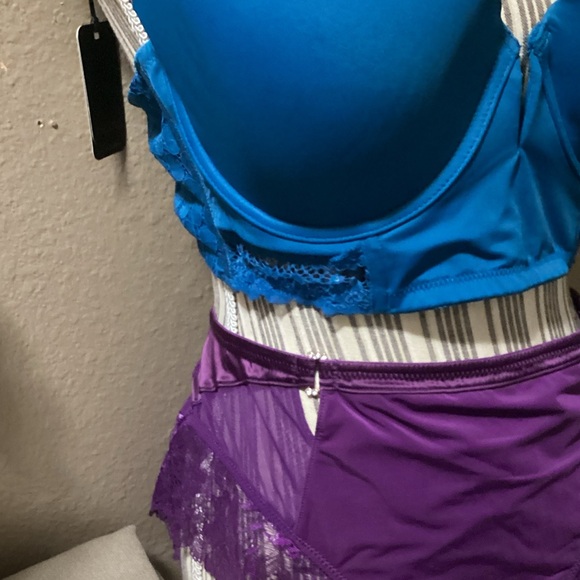 NEWT CITY CHIC KRISTA BRA BLUE TEAL 42B - Picture 7 of 13